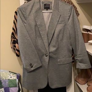 The Limited one button grey blazer size small.
